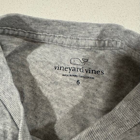 Vineyard Vines Size 6 Short Sleeve Pocket Shirt - Picture 4 of 5